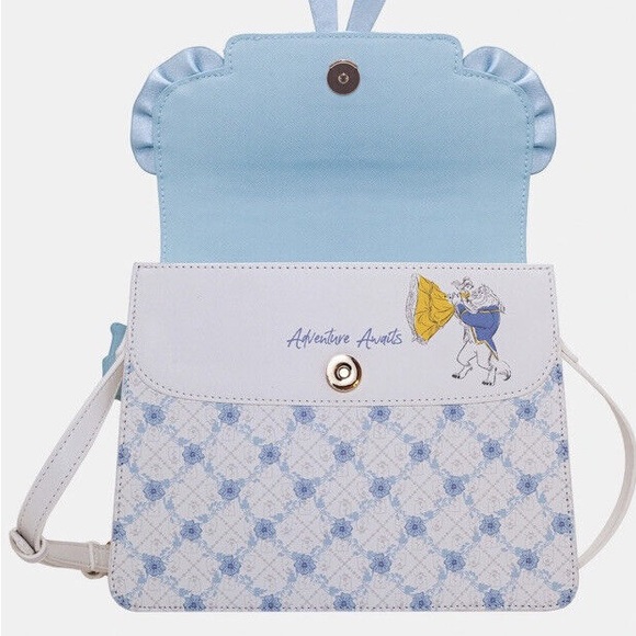 Danielle Nicole Disney Beauty And The Beast Anniversary Satchel Belle Sheep NWT - Picture 2 of 6